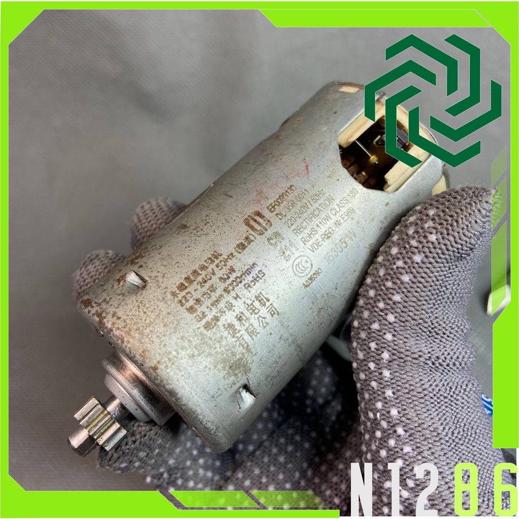 MOTOR 220 VDC chổi than TRỤC ngắn 110W 9000 RPM . Lực tua khỏe, có thể chế máy phát điện
