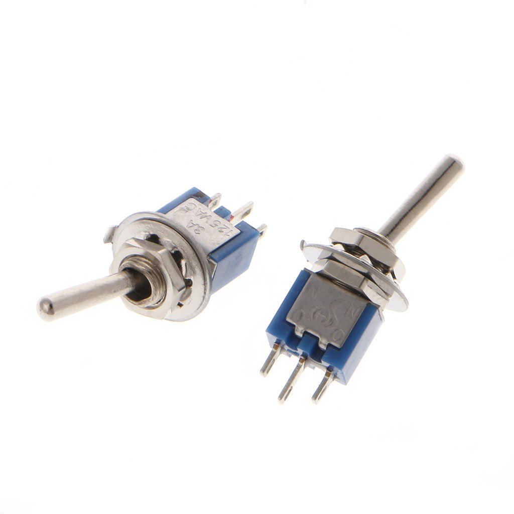 10 nút công tắc lật vị trí AC 250V/1.5A 125V/3A SPDT 3-Pin
