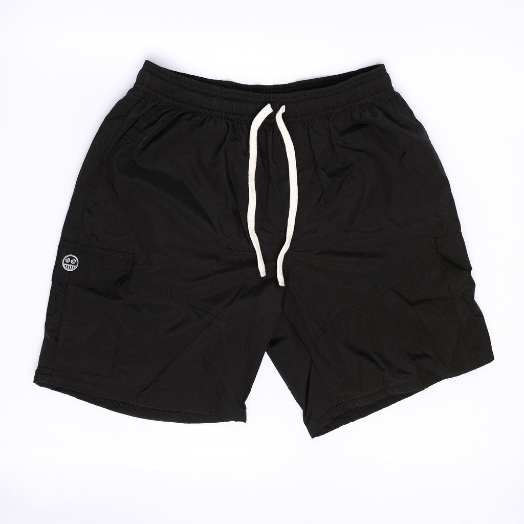 Quần Short Nam Nữ LOGO BLACK NYLON SHORT The ORBIT