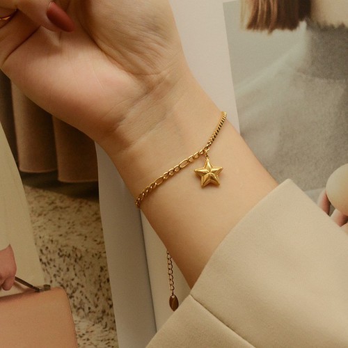 Lắc Tay Ngôi Sao Titan Ko Đen TT 3216