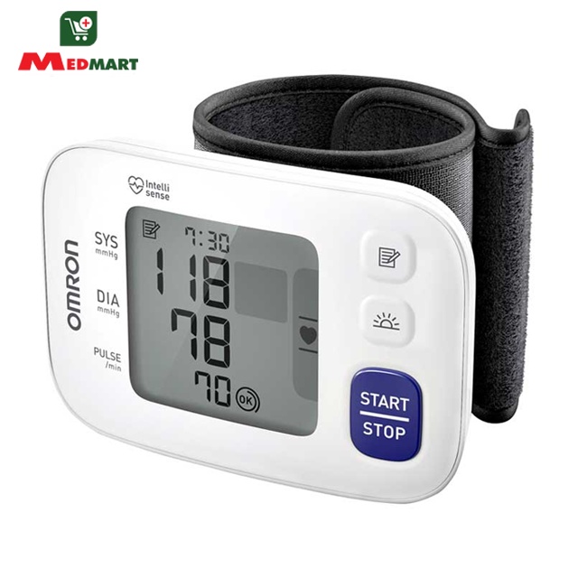 Máy Đo Huyết Áp Cổ Tay OMRON HEM-6181 [Chính Hãng Nhật Bản], Bảo Hành 5 Năm - Medmart