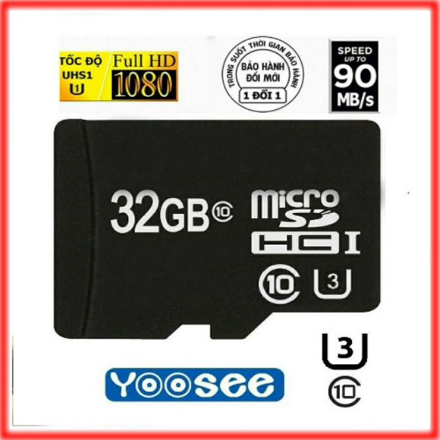 Thẻ nhớ 32g class 10 micro SD bảo hành 1 năm | WebRaoVat - webraovat.net.vn