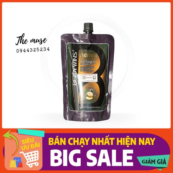 BERDYWINS - Dầu Hấp Ủ Tóc Dưỡng Ẩm Phục Hồi Tóc Siêu Mềm Mượt Hương Nước Hoa BERDYWINS 500ml | BigBuy360 - bigbuy360.vn