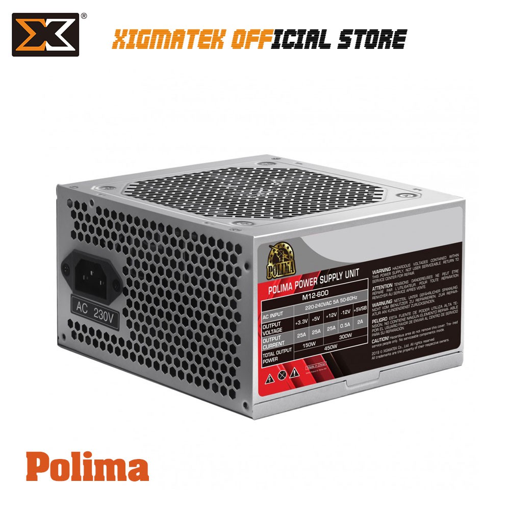 Nguồn máy tính XIGMATEK POLIMA M12-600 EN42685