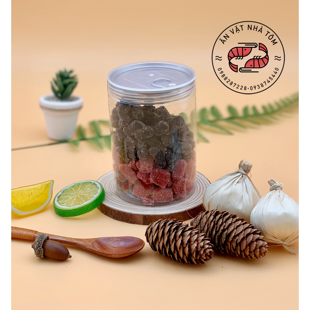 KẸO DÂU TÂY MIX DÂU TẰM- 400 GRAM -500GRAM