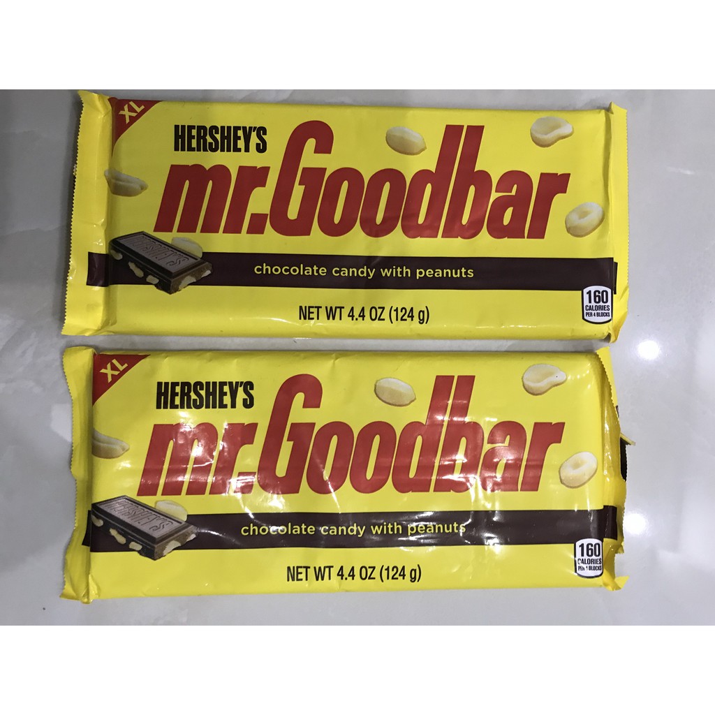 Socola Mỹ Hershey's Mr. Goodbar Extra Large Milk Chocolate with Peanuts 124g