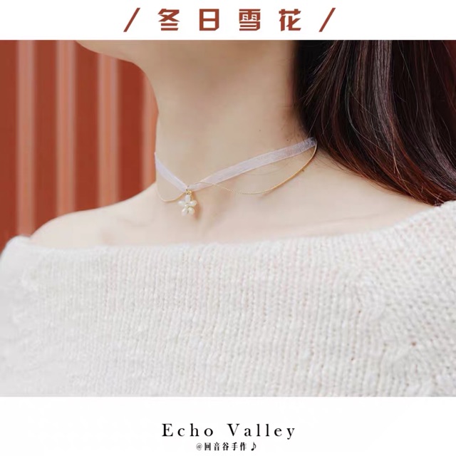 Vòng cổ choker ren xinh phong cách hàn quốc