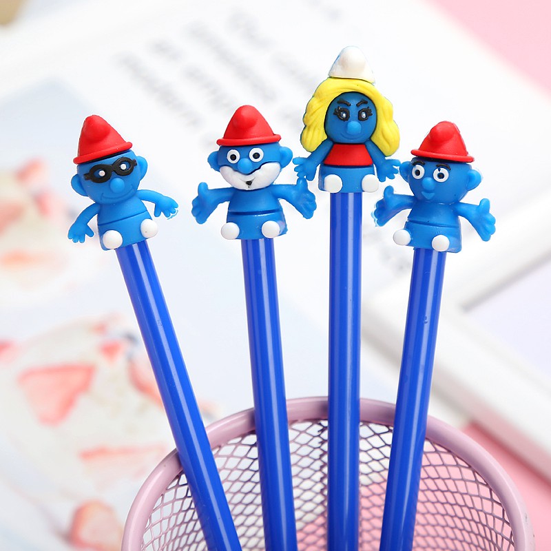 bút xì trum D186 cute dễ thương mực viết gel