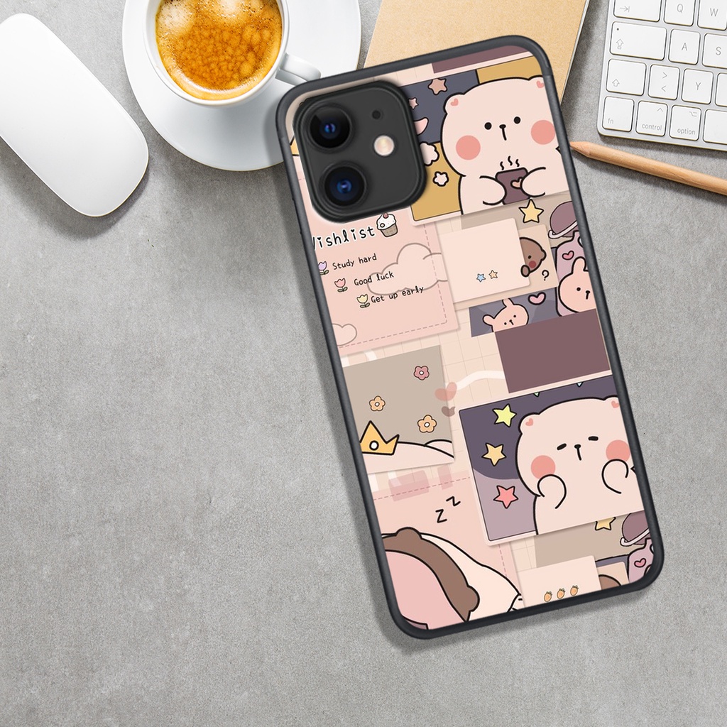 Ốp Lưng  IPHONE 11 - 11 PRO - 11 PROMAX ,  In Hình Gấu Chocolate đáng yêu.