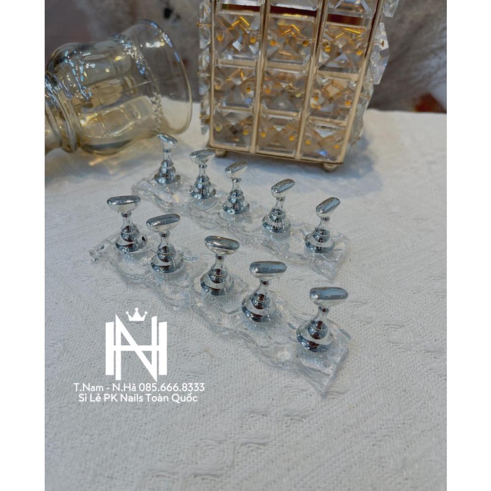 Phụ kiện nail - Đế gắn mẫu, đế móng quân cờ
