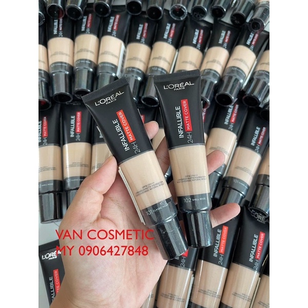 Kem nền LOREAL INFALLIBLE PRO-MATTE 24HR FOUNDATION