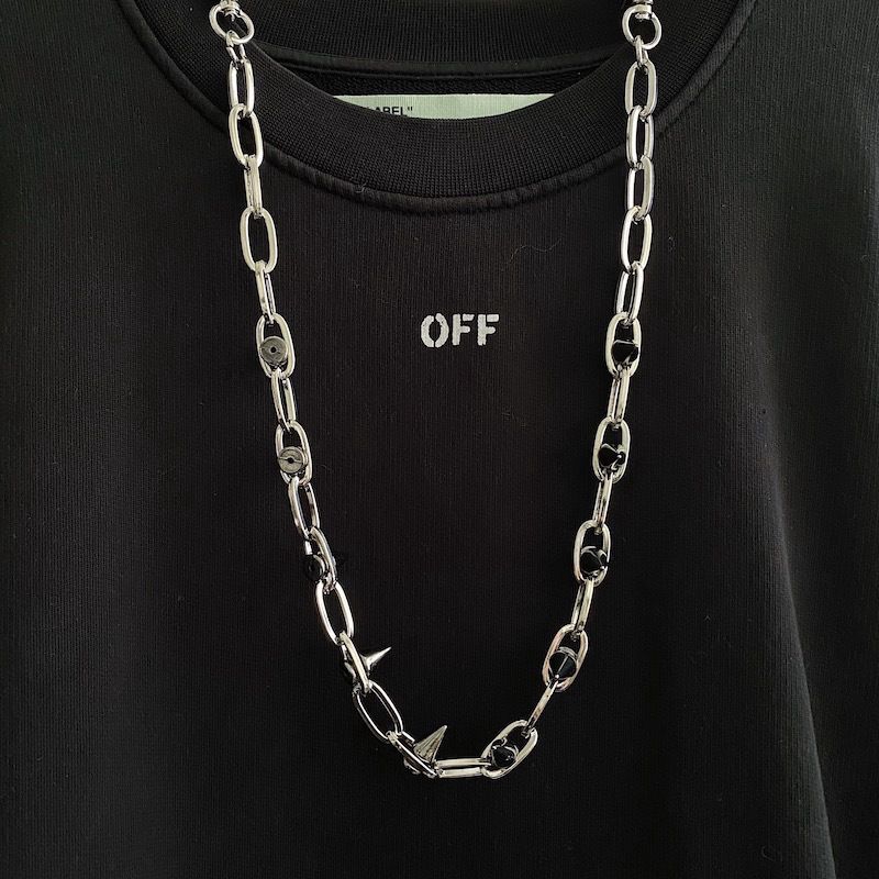 Dây xích trang trí quần đính đinh tán phong cách hip hop thời trang cho nam và nữ