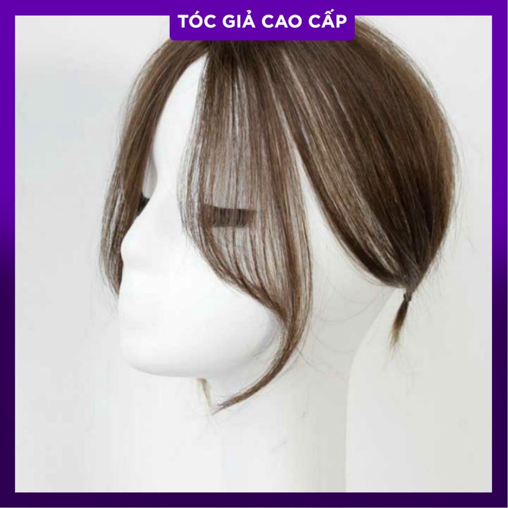 tóc thật 3d 2 mái mới