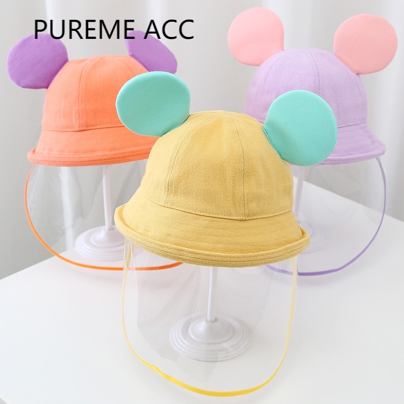Bán Mùa Hè♥ Nón Tai Bèo Kèm Mặt Nạ Chống Nắng Phong Cách Hàn Quốc Dễ Thương Thời Trang Xuân Thu Cho Bé Trai Và Gái