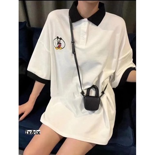 Áo Polo Mickey Phom Rộng