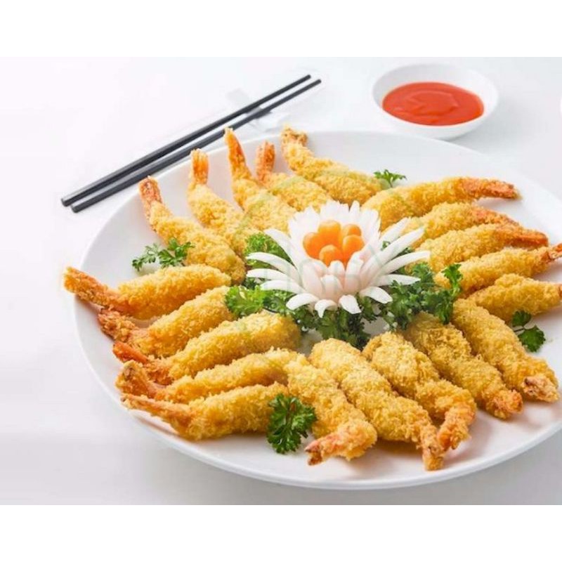 Tôm thẻ tâm bột xù Tempura 200g