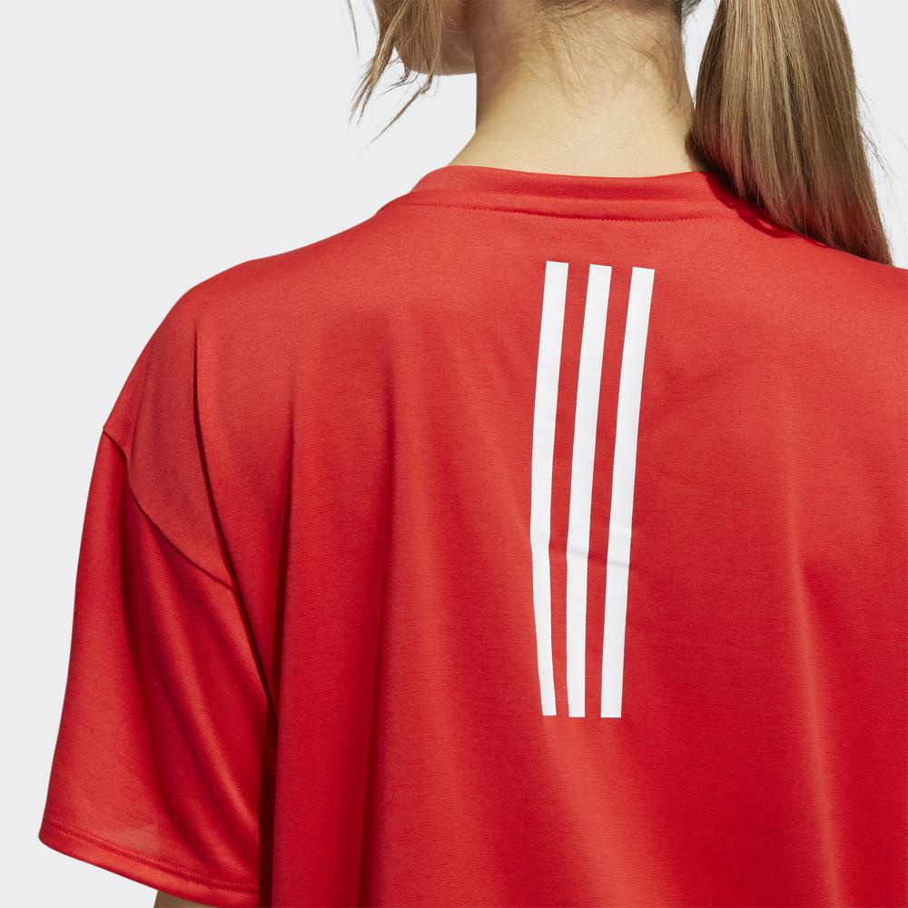 Áo Tee adidas TRAINING Nữ Áo Thun Tập Luyện 3 Sọc AEROREADY Màu đỏ H48951