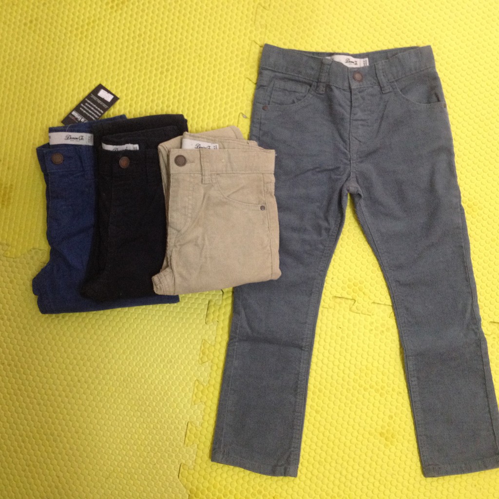 Quần kaki nhung dáng skinny lịch lãm