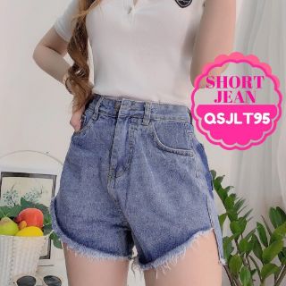 [Rẻ vô địch] Quần short jean túi đắp rách
