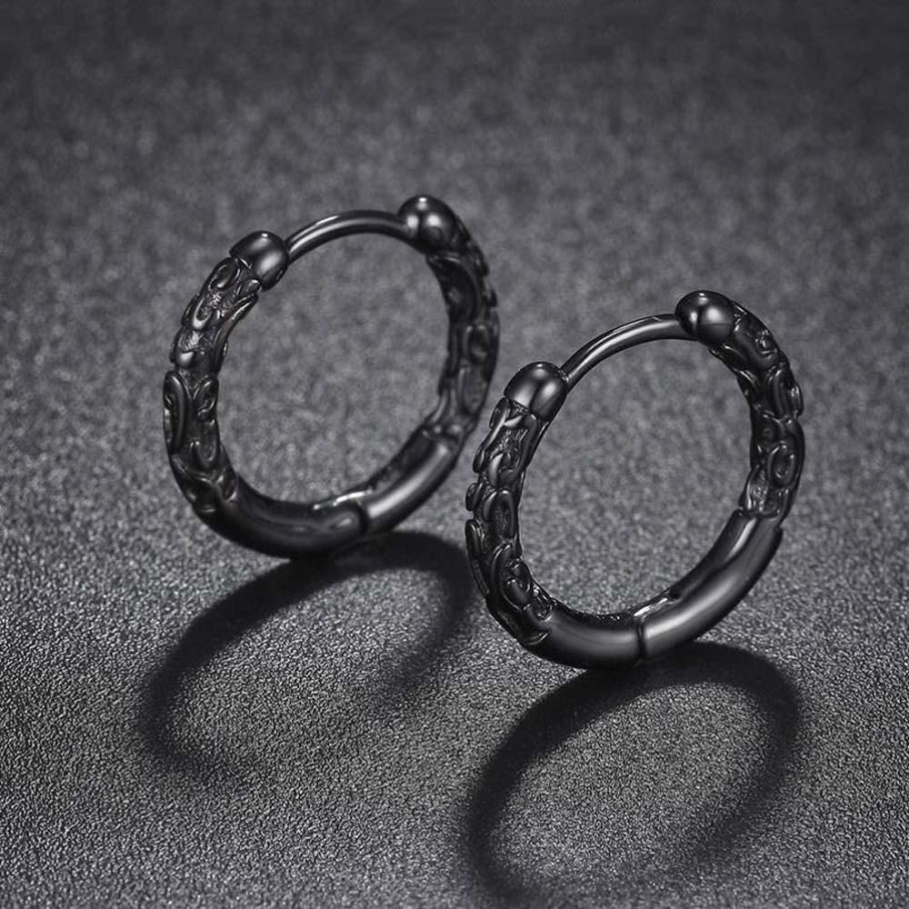 EXPEN Bông Tai Mạ Bạc Thời Trang Hàn Quốc Cá Tính Cho Nam Nữ