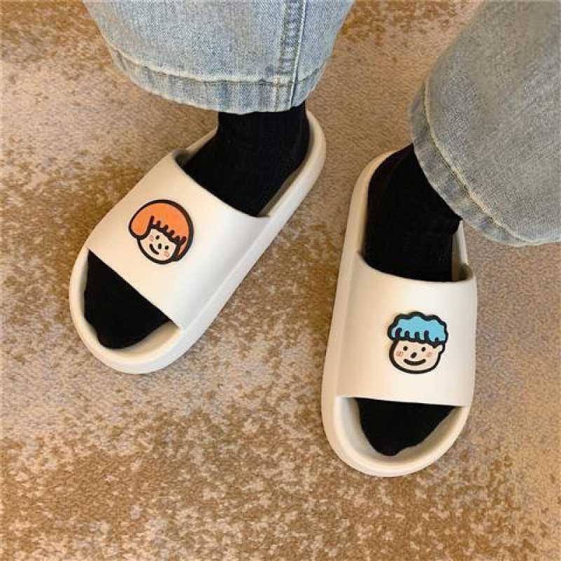 Dép Bành Mỳ Nữ Họa Tiết Bé Trai Bé Gái Đầu Xù
