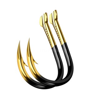 Set 10 lưỡi câu cá bằng hợp kim màu vonfram chất lượng