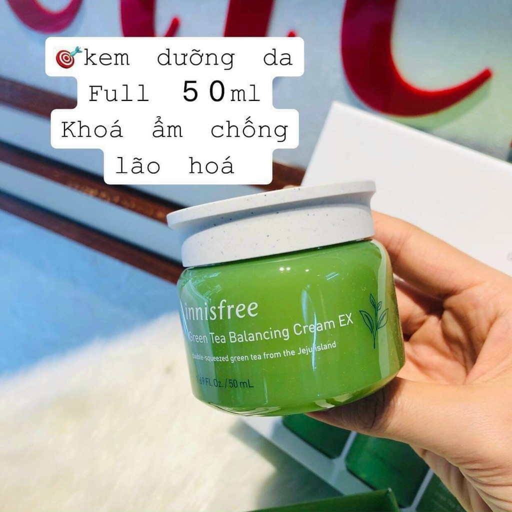 Bộ Dưỡng Da Innisfree Trà Xanh 6 Món