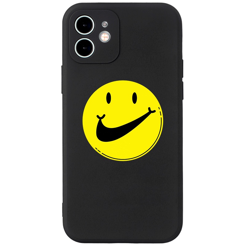 Ốp lưng JURSUE mềm chống bẩn độc lạ đen cho iPhone 13 12 11 Pro Max SE 2020 X XR XS 8 7 ip 6S 6 Plus Y2012