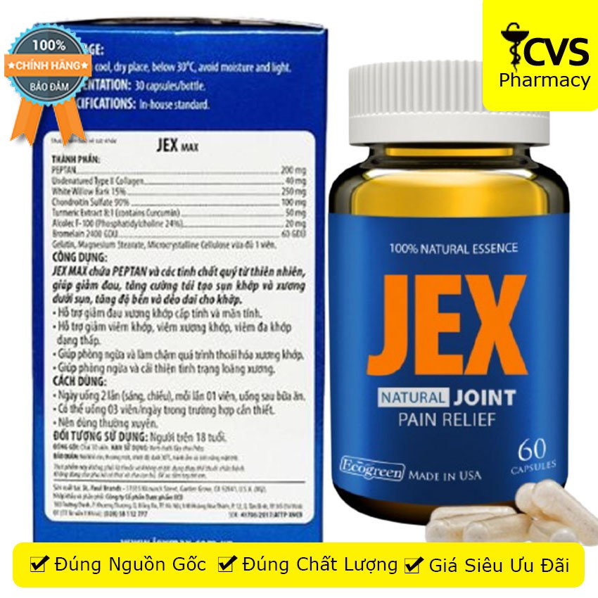 JEX làm chậm quá trình thoái hóa khớp - Cvs