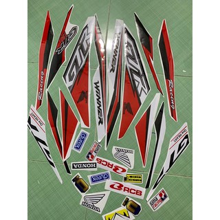 tem winner 150 GTR đỏ đen cao cấp