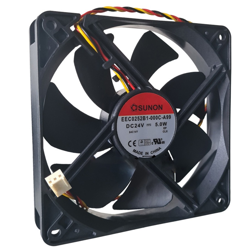 Quạt Tản Nhiệt Tốc Độ Cao 120x120x25mm 24V 0 207A