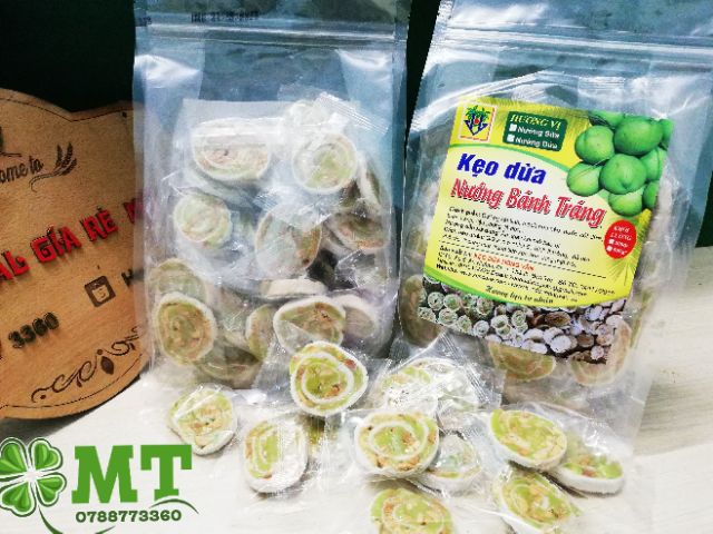 Kẹo dừa nướng bánh tráng Hồng Vân (1 kg)