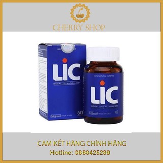 [CHÍNH HÃNG] LIC - Viên Giảm Cân (Hộp 60 Viên)