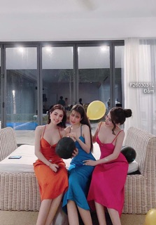 Đầm body lụa