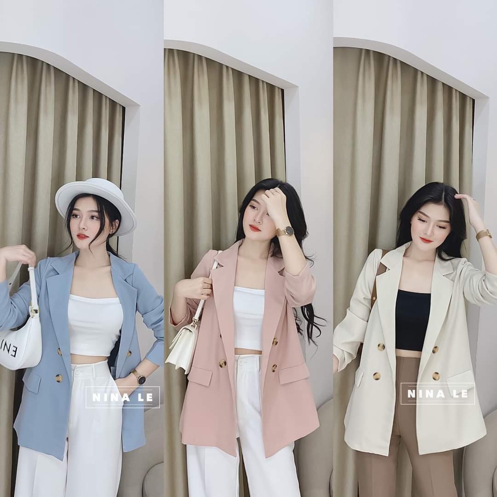 (Bán sỉ): Áo khoác vest Blazer đủ 4 màu Chất dày và đẹp Hàng sang - xịn - rẻ