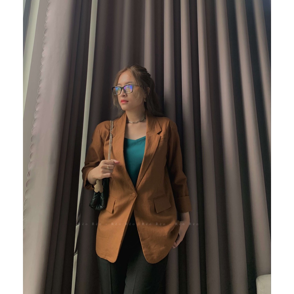 Blazer Linen 3 túi- trẻ trung, hiện đại, nhẹ nhàng | BigBuy360 - bigbuy360.vn