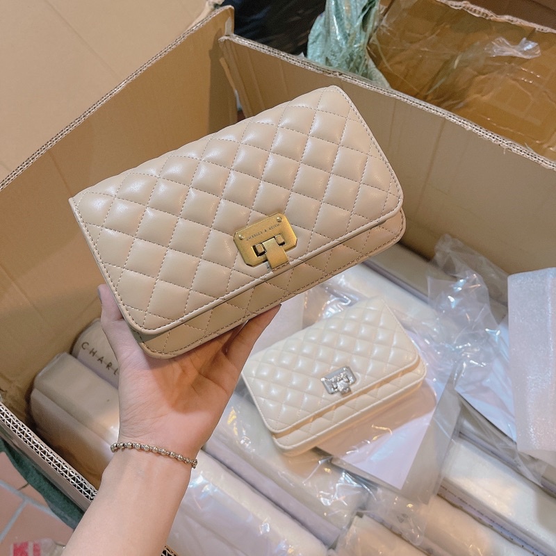 Túi xách nữ trám ô c n k bản lai âu siu đẹp 20cm hot 2022