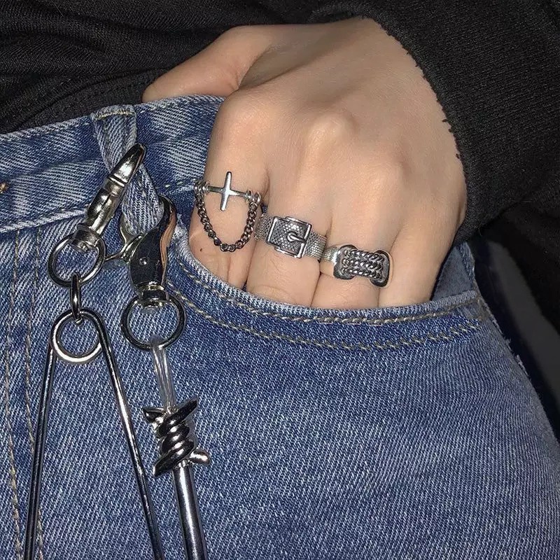 Nhẫn Cặp Thiết Kế Thắt Chéo Độc Đáo 22022