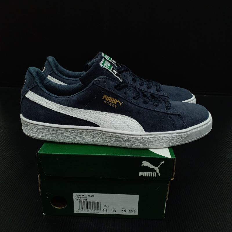 Giày Puma Swede Clasics Nevi / / White 100% Chính Hãng