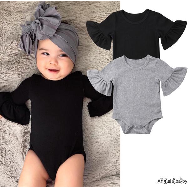 Romper tay loe thiết kế đáng yêu cho bé sơ sinh