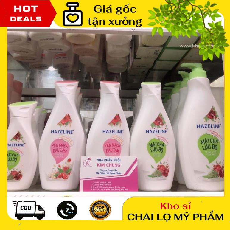 Kem Dưỡng Da ❤ GIÁ TẬN GỐC ❤ Sữa Dưỡng Thể Hazeline Matcha lựu đỏ, Yến mạch dâu tằm , nguyên liệu