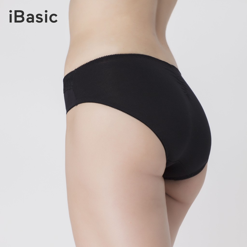 Quần lót nữ bikini phối ren iBasic PANW023