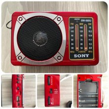 Loa FM Sony SW545U/565U Chuyên Radio FM - AM - USB - Thẻ Nhớ có anten có rắc cắm trực tiếp