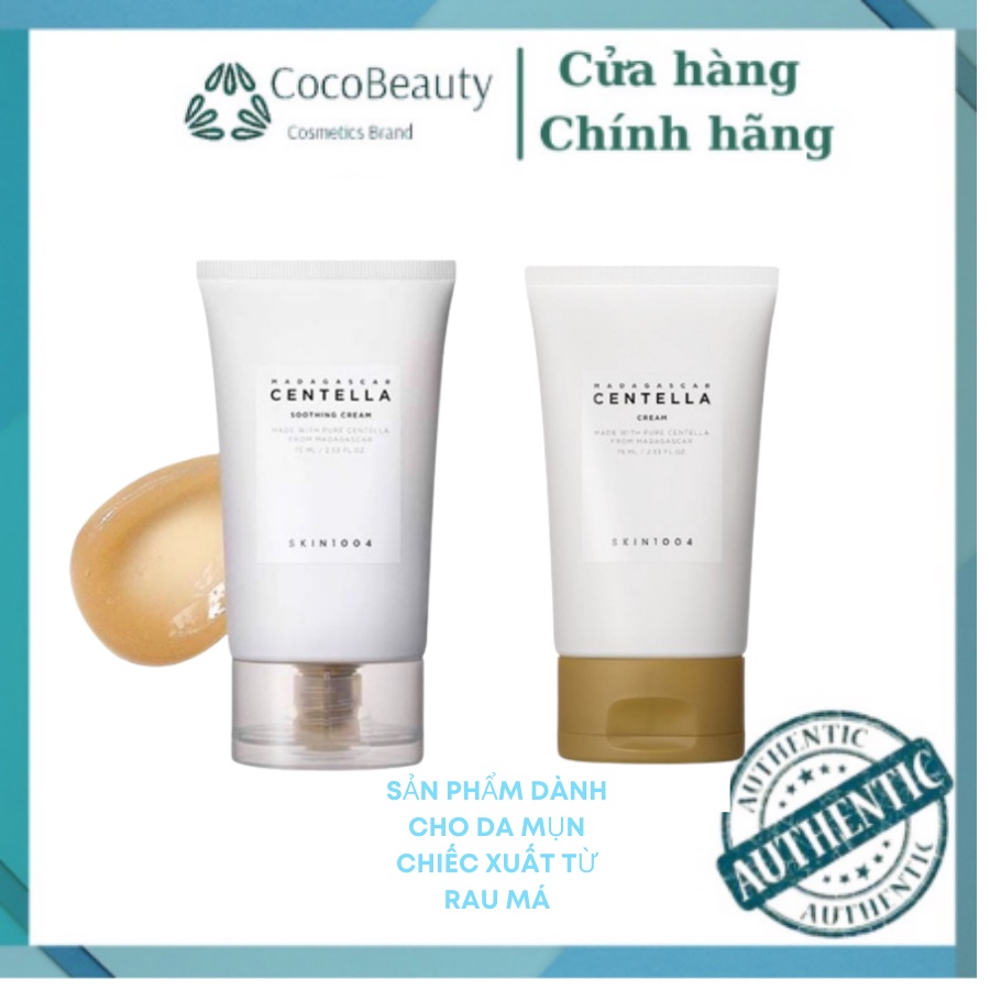 kem dưỡng rau má centella skin1004 75ml Chính Hãng