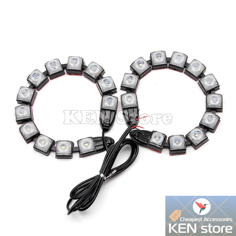 Dây led audi demi có thể uốn cong làm đèn đi ban ngày, đèn daylight DRL 6 đến 20 chip led