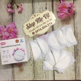 [Bán Lẻ ] Set10 Miếng Lót Thấm Sữa Dùng 1 Lần Unimom Hàn Quốc