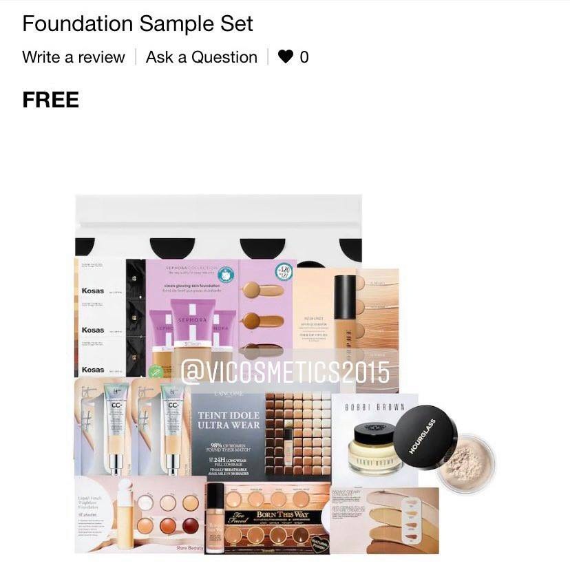 🔥 HOT - Fullset 🔥 Bộ mẫu thử trang điểm dưỡng da Sephora Sample Bag | BigBuy360 - bigbuy360.vn