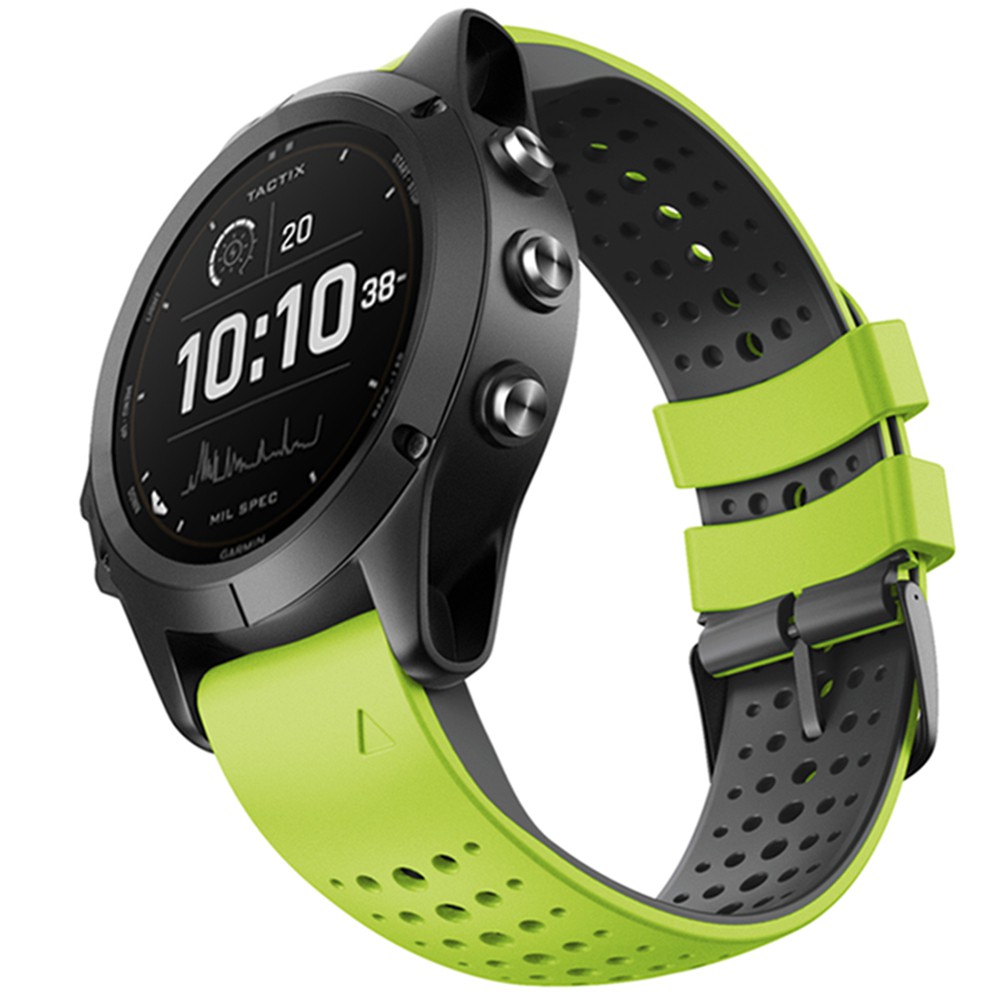 Dây đeo silicon 22mm thoáng khí cho đồng hồ thông minh Garmin Fenix 6 / Fenix 6 Pro Fenix 5 / Fenix 5 Plus / Forerunner