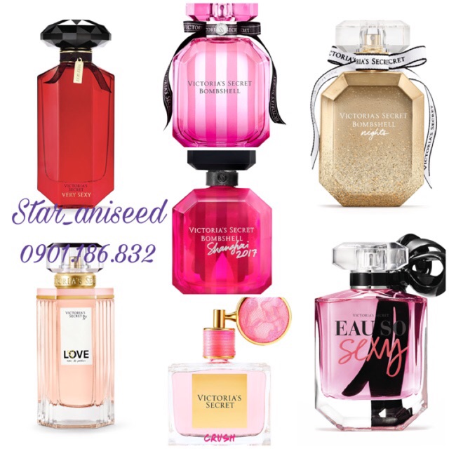[Có Bill - Có sẵn] Nước hoa victoria secret very sexy, bomshell, crush 30ml, 50ml | BigBuy360 - bigbuy360.vn