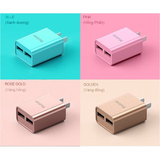 [ Siêu sale 12.12] Củ sạc 2 đầu USB chính hãng Yoobao YB722